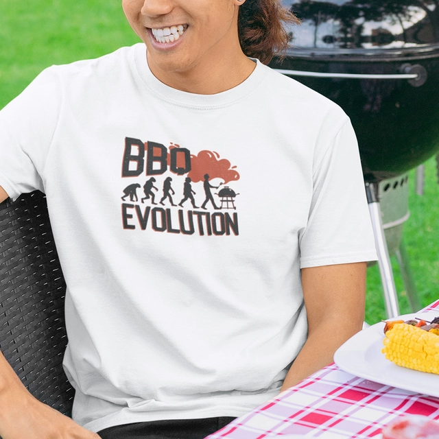 BBQ Evolution BBQ Evolution T-shirt BBQ Evolution T-shirt color: Black, Size: L, Cut: