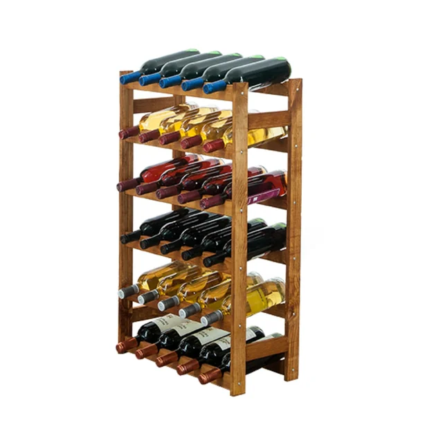 Wooden wine rack RW-1 /30 bottles/ Alder