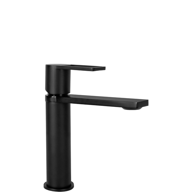 REA FLIP Black Low washbasin faucet