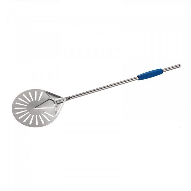 Pizza shovel - Ø23 cm - perforated - GI.METL handle 10450057 I-23F/120