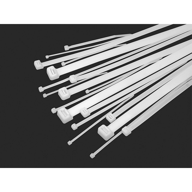 Cable tie 2,9x300mm white 100 pcs