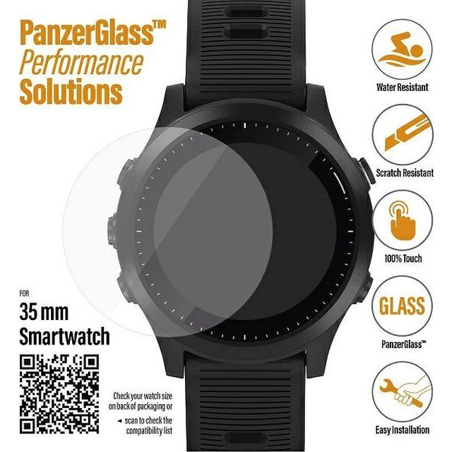 PanzerGlass Tempered glass 35mm Garmin / Amazfit / Emporio / Michael Kors