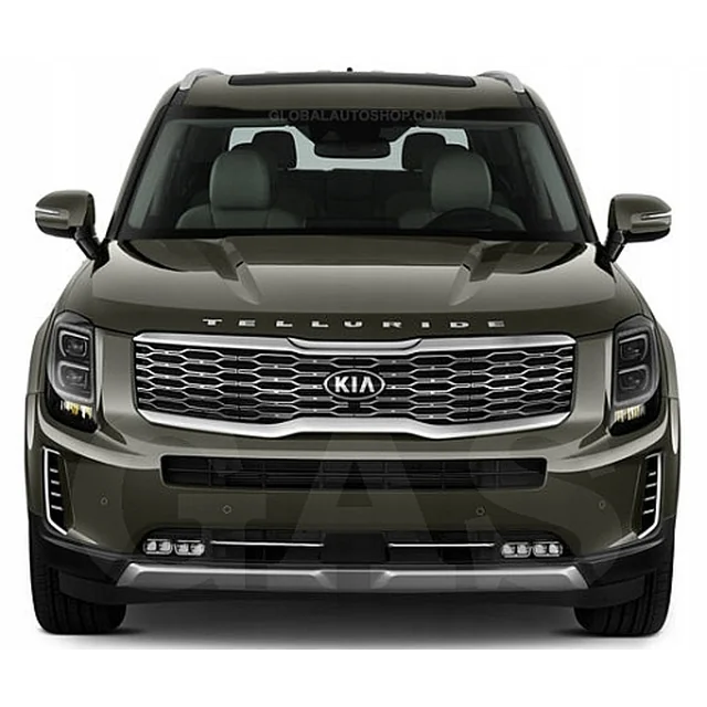 Kia Telluride - Chrome Strips Grill Chrome Dummy Bumper Tuning