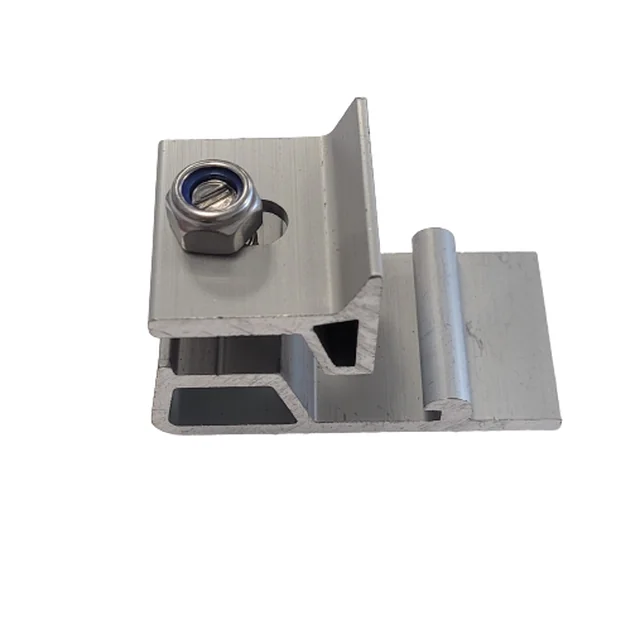 Connector for mounting profiles 40x40 triangle photovoltaics PV