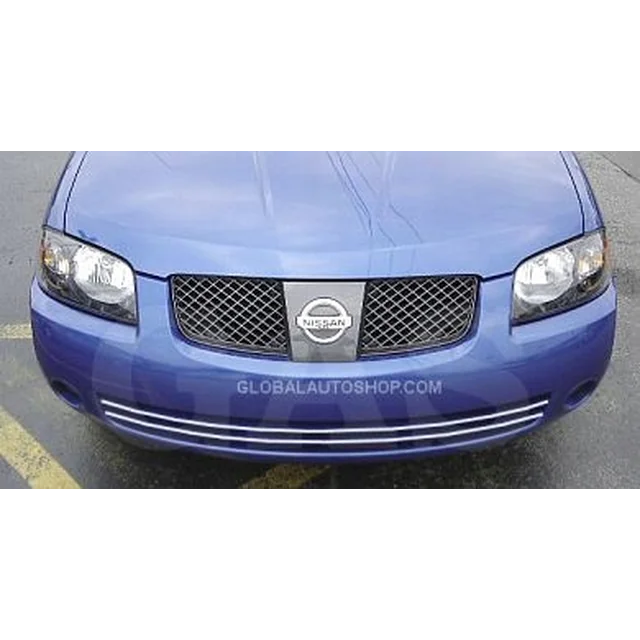 Nissan Sentra - Chrome Strips Chrome Grill Dummy Bumper Tuning