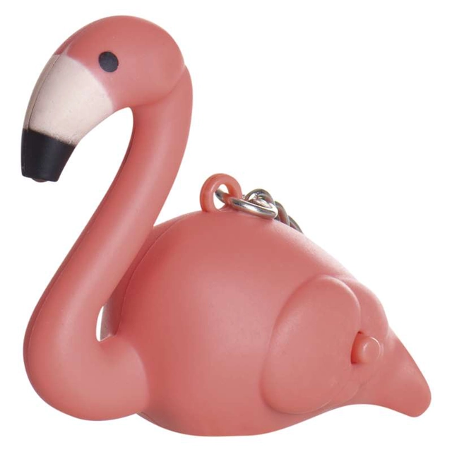 LED Flashlight Keychain Flamingo - Sale!