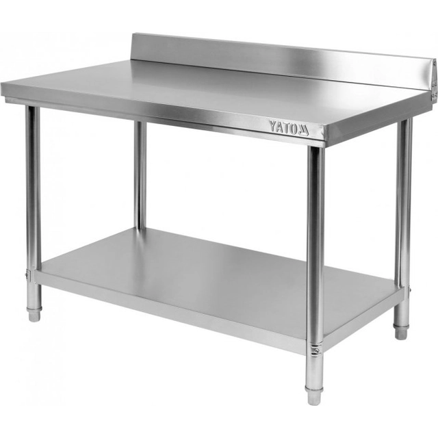 WALL TABLE WITH SHELF, FOLDABLE 1200×700×H850+100 mm YATO YG-09032 YG-09032