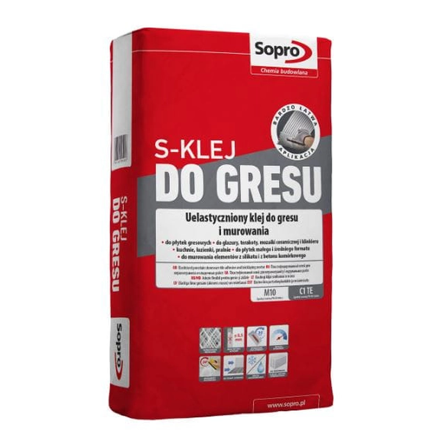 Adhesive mortar Sopro S-GLUE 295 22,5kg