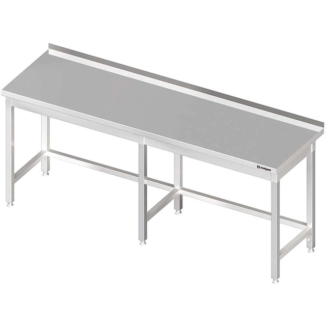 Wall stainless steel table 2700x600 | Stalgast