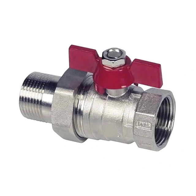 1 cal ball valve with butterfly and stuffing box fittings