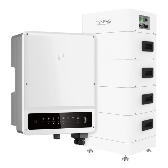 1 x GoodWe GW-10K-ET más +1 x Dyness BDU +4 x Dyness HV9637, 384 EN,14.20 kWh