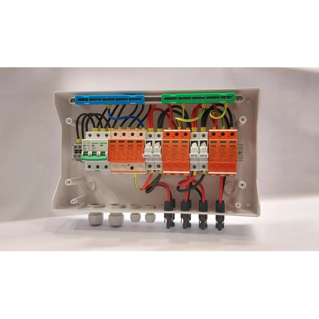 1000V AC / DC switchgear, 2 strings, 3-phase
