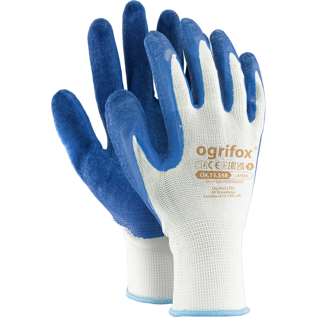 Protective gloves Ox.11.558 OX-LATEX latex
