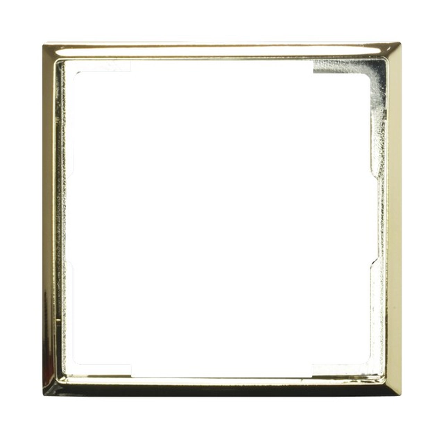 Cover frame for domestic switching devices Ospel RO-2U/68 ARIA Gold Plastic