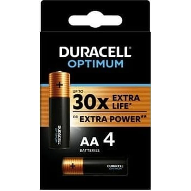 Duracell Duracell OPTIMUM AA Alkaline Battery 4szt.[321|1]