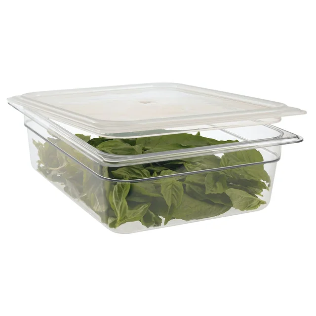 1/2-100 transparent polycarbonate container