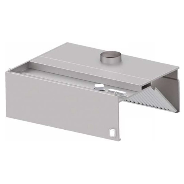 120x80 wall-mounted, box-type catering hood | Stalgast