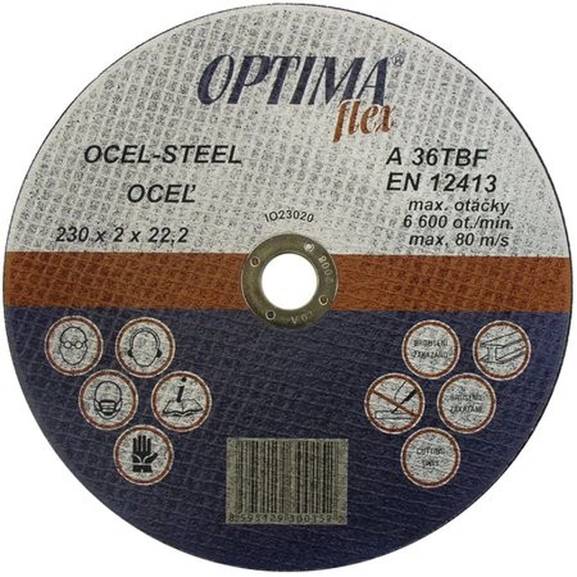125x2.5 fe cutting disc IO12525 OPTIMA flex