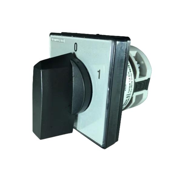 12A 4kw 0-1 ON-OFF 1pol IP40 industrial recessed switch with PACO cam for panels