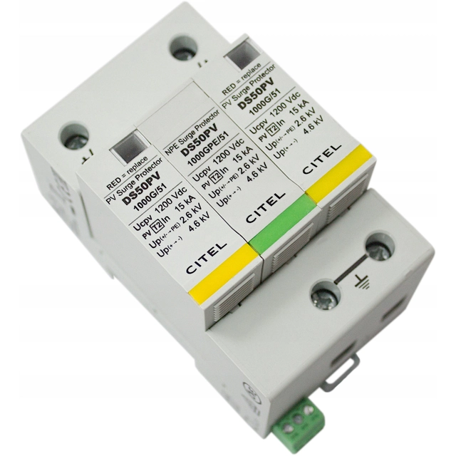 CITEL Surge Arrester PV DC C TYP 2 3P 1000V