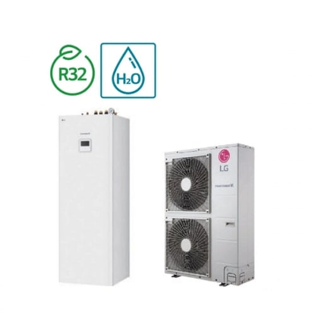 12kW 1-fazowa LG Therma V Hydrosplit pompa di calore IWT R32 HU121MRB/HN1616Y