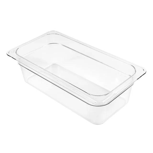 1/3-100 transparent polycarbonate container