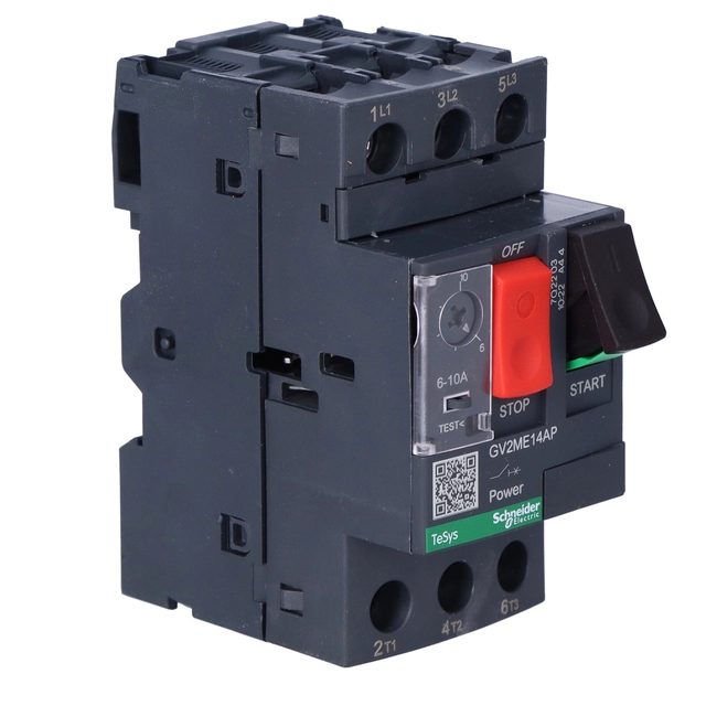 Motor protection switch GV2ME..AP 6-10A box terminals