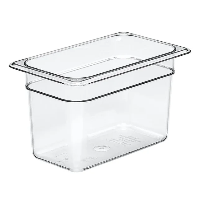 1/4-150 transparent polycarbonate container