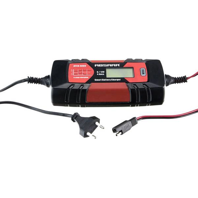 Absaar Car battery charger 4A, 6 / 12V