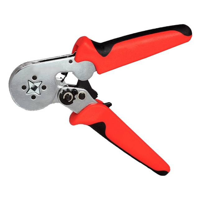 Press, crimping tool for sleeves for a stranded cable