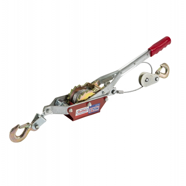 Winch PRO 2T with double teeth and double hooks