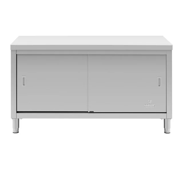 150x70cm catering table with cabinet