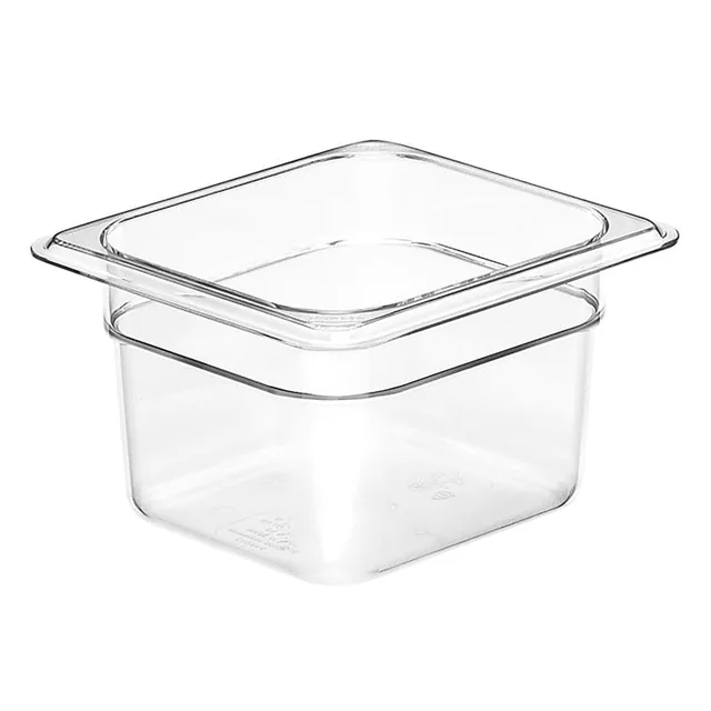 1/6-100 polycarbonate container transparent