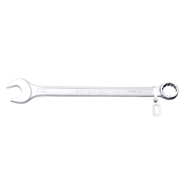Combination wrenches, long version with carabiner ring 16