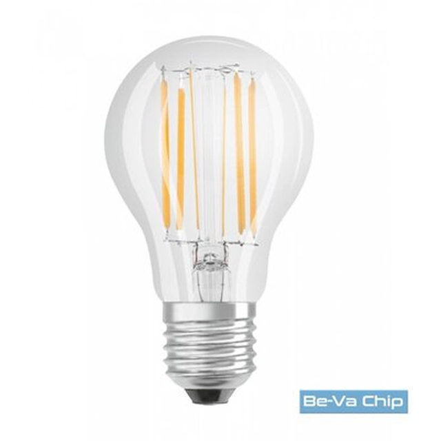 Osram Superstar clear glass cover / 8.5W / 1055lm / 2700K / E27 dimmable LED pear light source