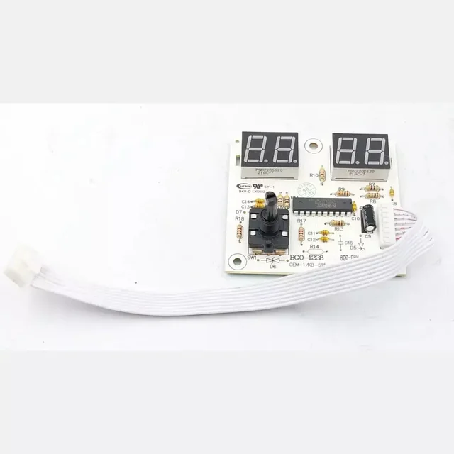 #17 ELECTRONICS BOARD WITH DISPLAY BGO-1228 FOR DEDRA OIL HEATER DED9956TK - XDED9956TK.17