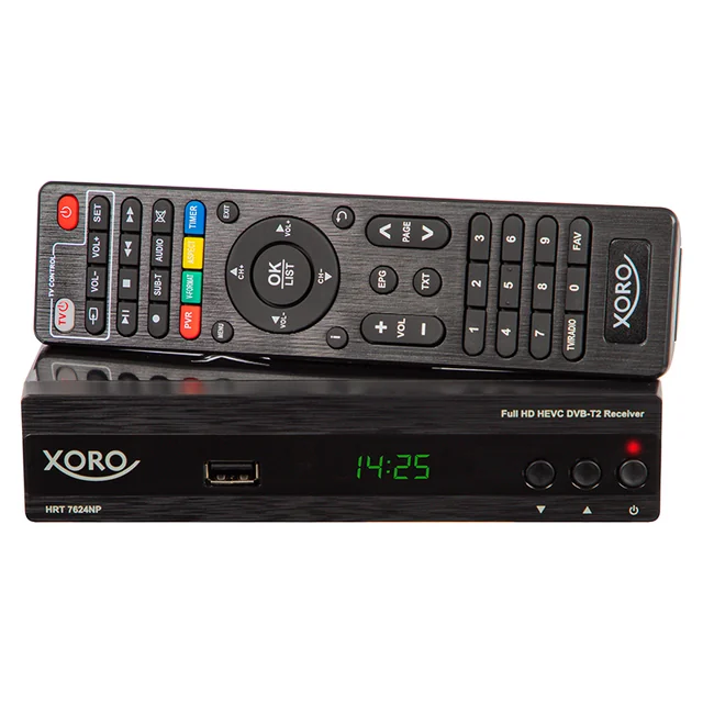 Decoder tuner DVB-T2 Xoro