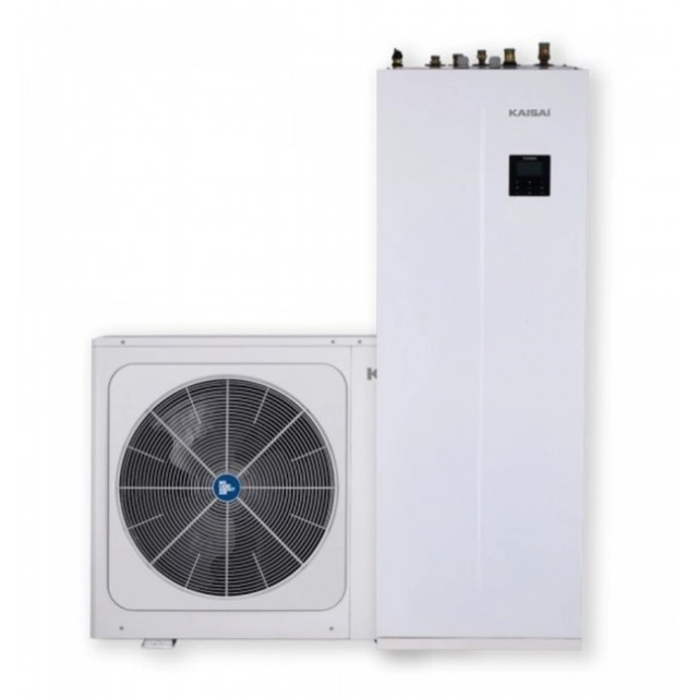 Air-water split external/internal heat pump 16kW + Tank 240L