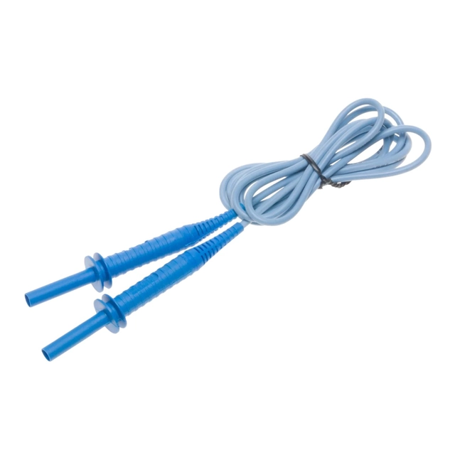 1,8 m blue 5 kV wire (banana plugs)