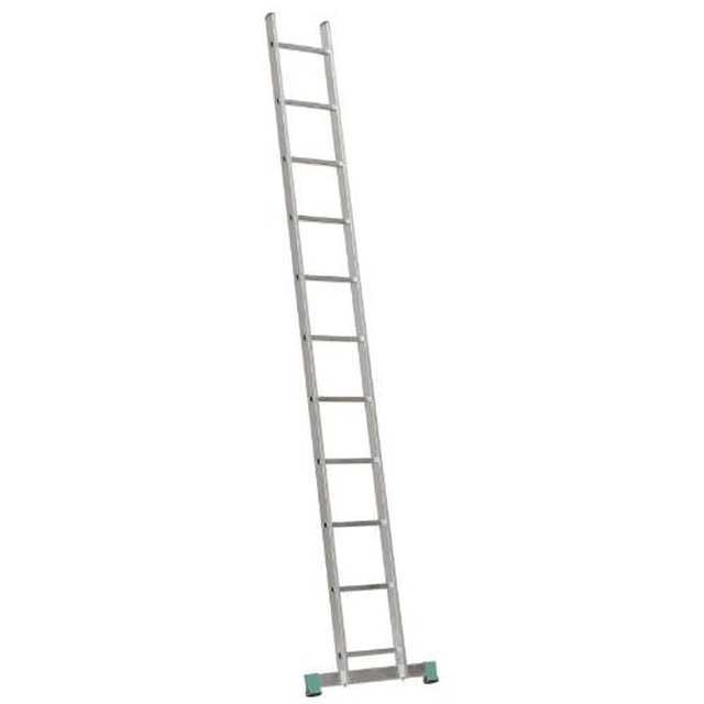 Al ladder, 1 x 7 rung, 1,99 m, ALVE 7107
