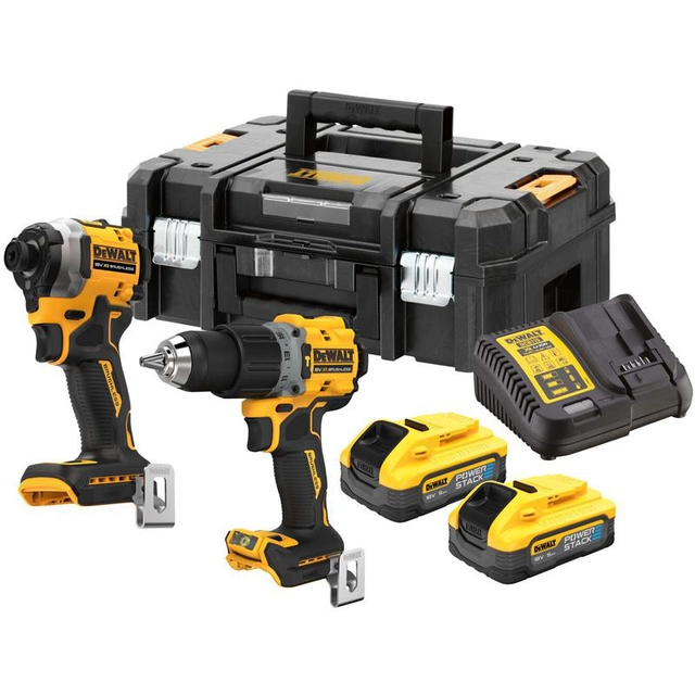 18V Definir DCD805, DCF850 2 x 5Ah POWERSTACK DeWalt DCK2050H2T