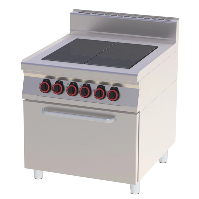 RF | 12 kW electric cooker + GN 2/1 REDFOX SPLT-90 / 80-21E oven