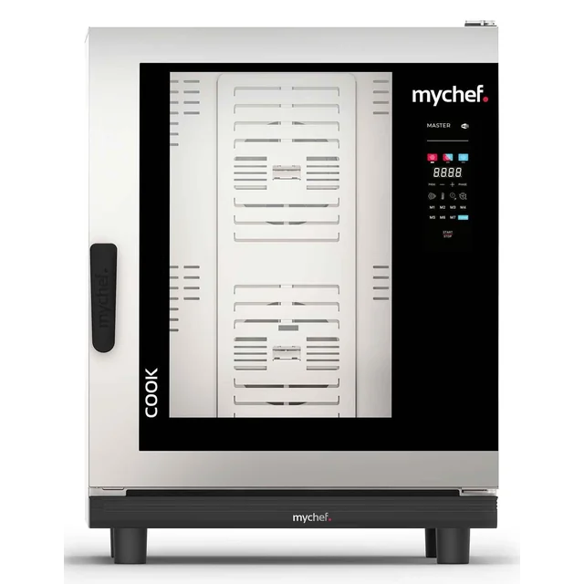 Electric convection steam oven | automatic washing system | 10xGN1/1 | 18,6 kW | 400 V | Mychef COOK MASTER 101E