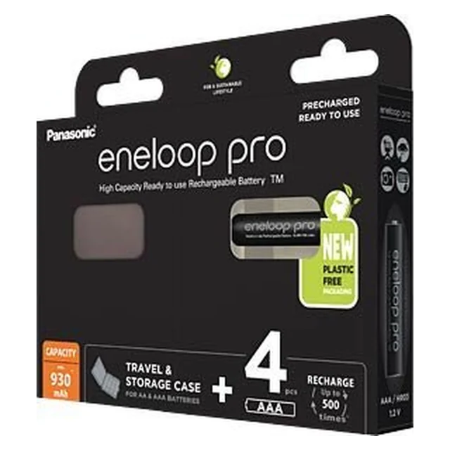 Panasonic Eneloop Pro AAA Battery / R03 930mAh 4 pcs.