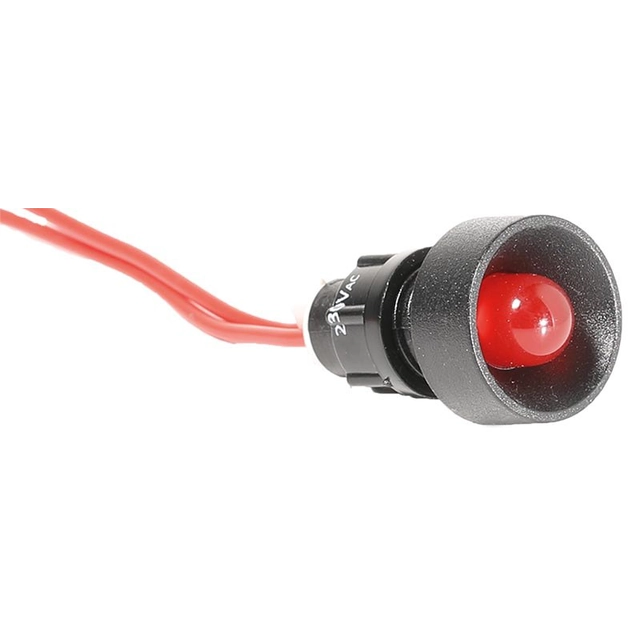 LED indicator light D=10mm Red 230V AC LS LED 10 R 230AC