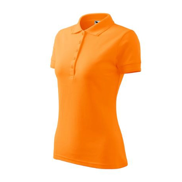 MALFINI Pique Polo Women's polo shirt Size: 2XL, Color: tangerine orange