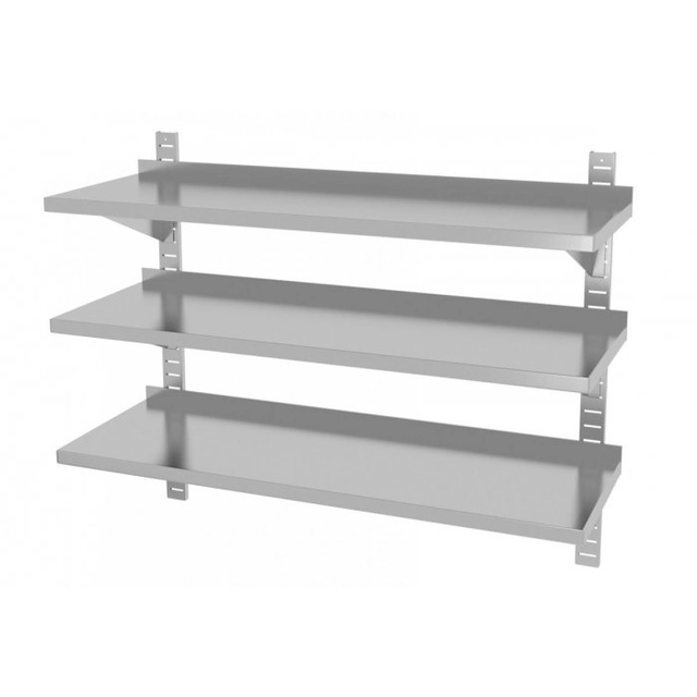 Adjustable hanging shelf, triple 1100 x 300 x 875 mm POLGAST 385113 385113