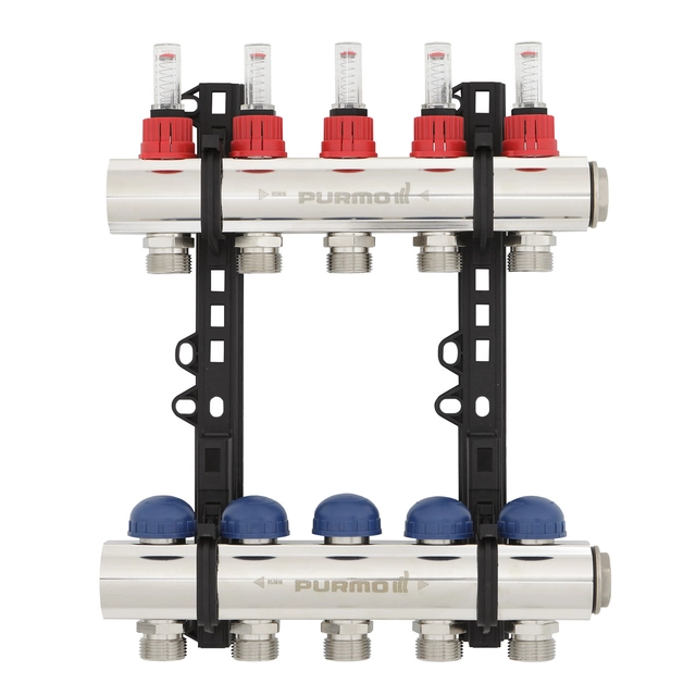 INVEST manifold with rotameters -12 loop