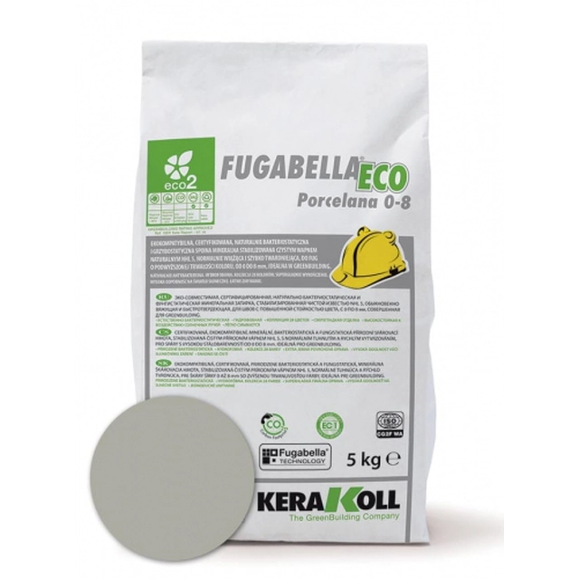 Eco Porcelana Kerakoll Fugabella for grouting joints 0-8 mm cemento 44 2 kg