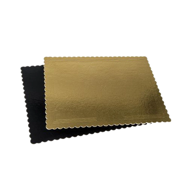 Gold / black thick corrugated boards - Gold / black thick corrugated boards 200gr 40x60-10 pcs / set